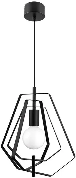GoodHome Nedoki Matt Black Pendant ceiling light, (Dia)350mm