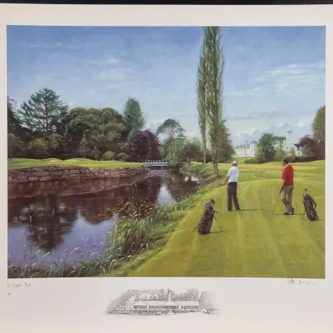 Peter Munro Signed Limited Edition "K Club 7th" Artists Proof