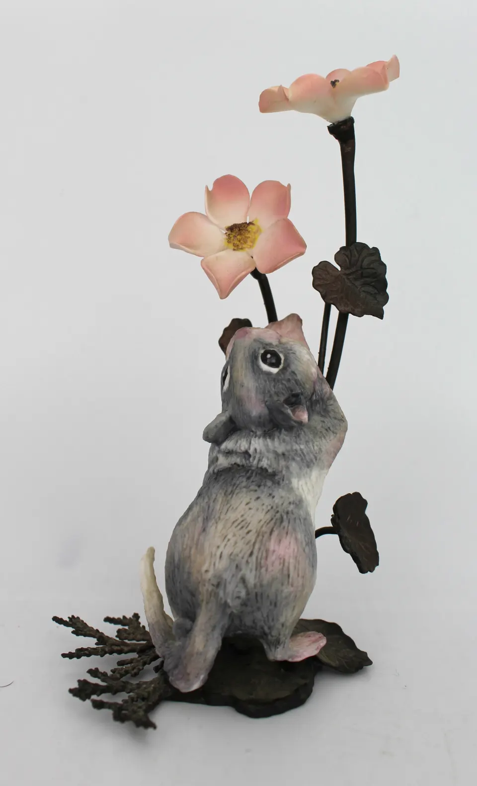 Royal Worcester Porcelain & Bronze Field Mouse
