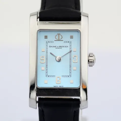 Baume & Mercier/Hampton Tank Blue Dial MVO45139 - Lady's Steel Wristwatch