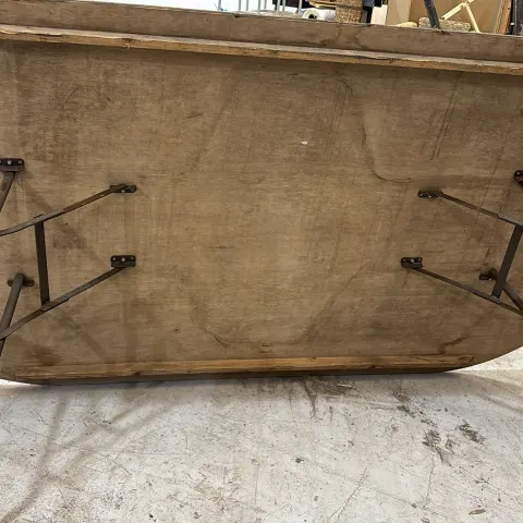 5 x Large Oval Banqueting Tables approx 230 x 120 (with fold up legs)