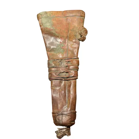 Antiquities: Medieval Copper Dagger Chape (£7 UK - £15 Int Post)