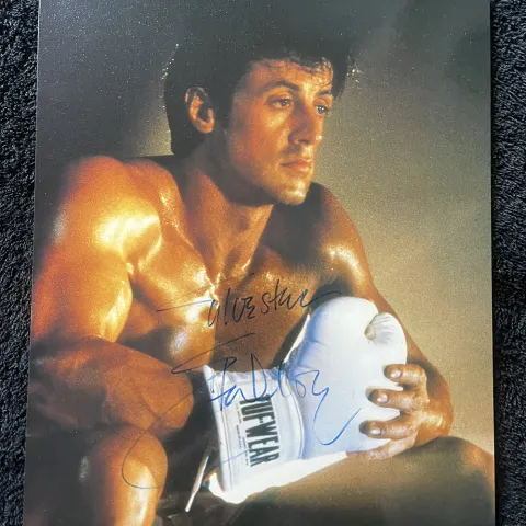 Sylvester Stallone Signed