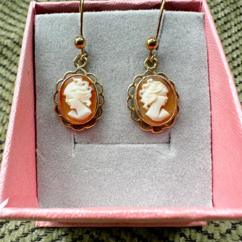 Victorian Cameo Earrings