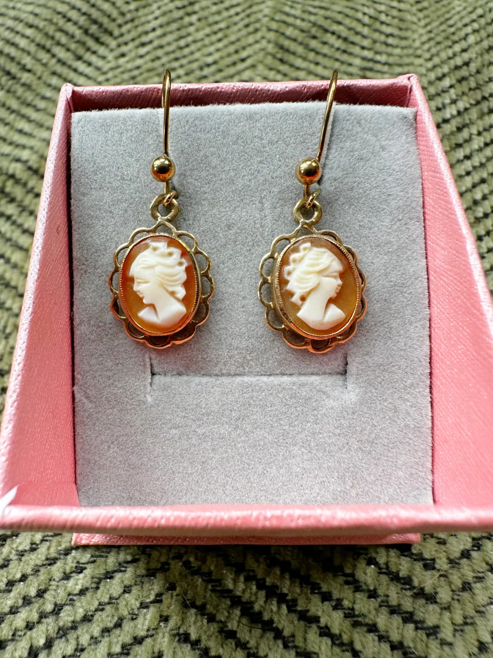 Victorian Cameo Earrings
