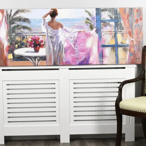 Large Oil On Canvas