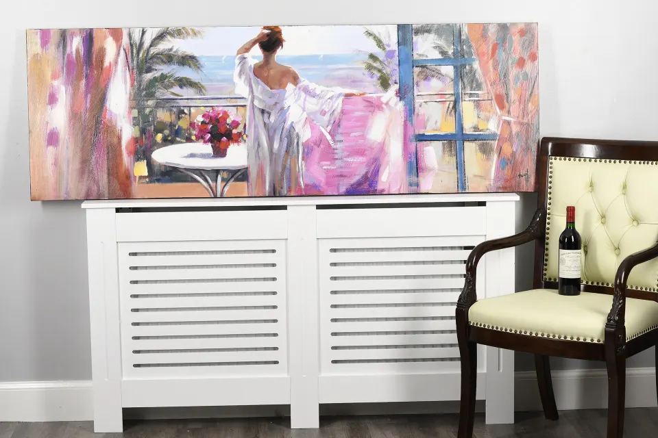 Large Oil On Canvas