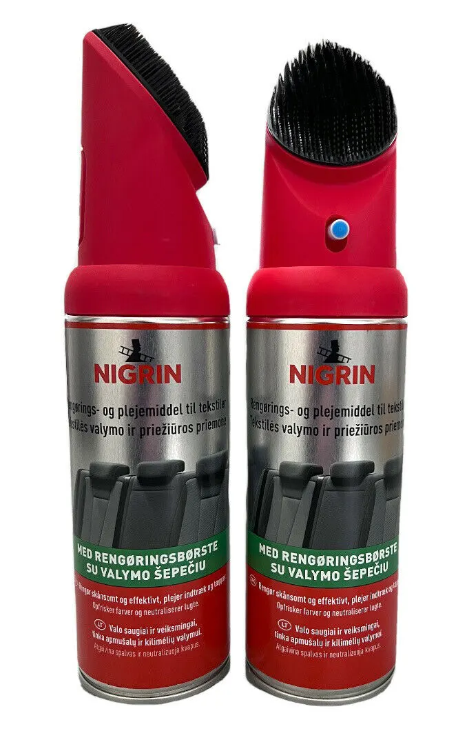 6 x Nigrin Car Upholstery/Textile Cleaner 400ml - eBay 7.99 ea L2a