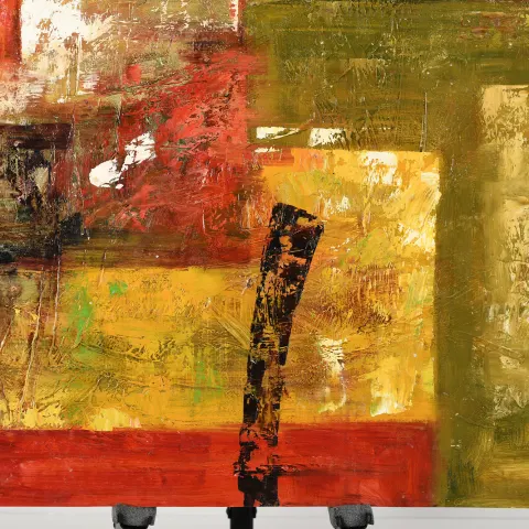 Original Abstract Painting on Canvas Board