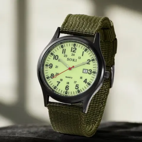 Quartz Wristwatch, Sport Style Round Dial L4a sku-3955