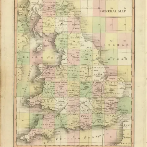 England, Wales, Scotland & Ulster -  John Cary’s Antique 1794 Map.