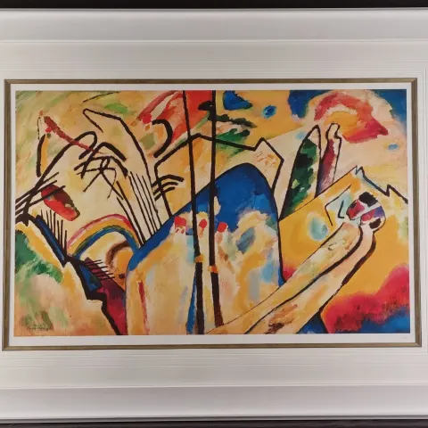 Wassily Kandinsky Rare Limited Edition "Composition No.4, 1911".