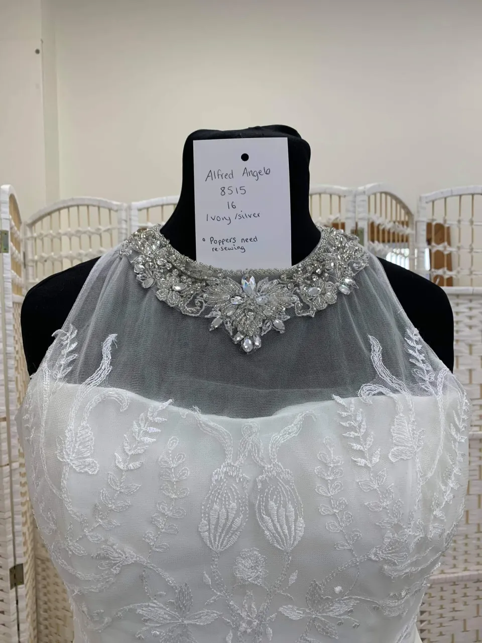 Alfred Angelo wedding dress UK 8516 size 16