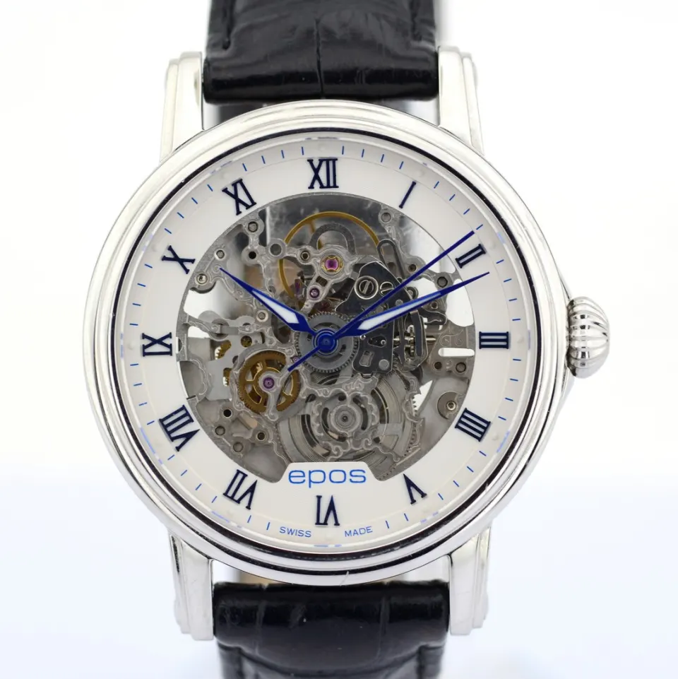 Epos / 3390 Automatic Skeleton - Gentlemen's Steel Wristwatch