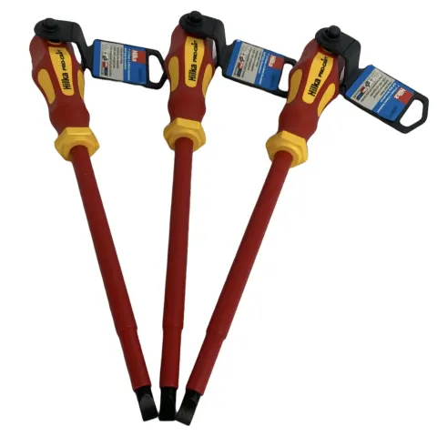 3 x New Hilka 6in Insulated Soft Grip Screwdrivers