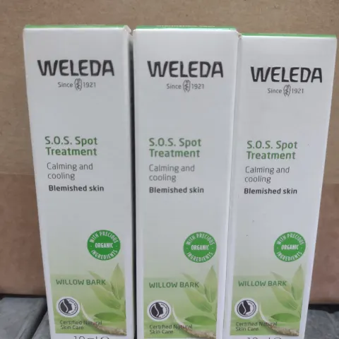 3 x Weleda S.O.S. Spot treatment. RRP £39 - GRADE A