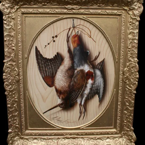 Trompe l'oeil by Michelangelo Meucci (Italian, 1840-1890)
