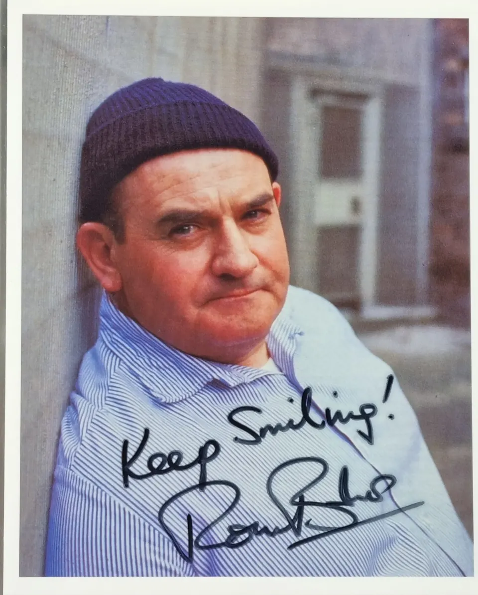Ronnie Barker Original Signature