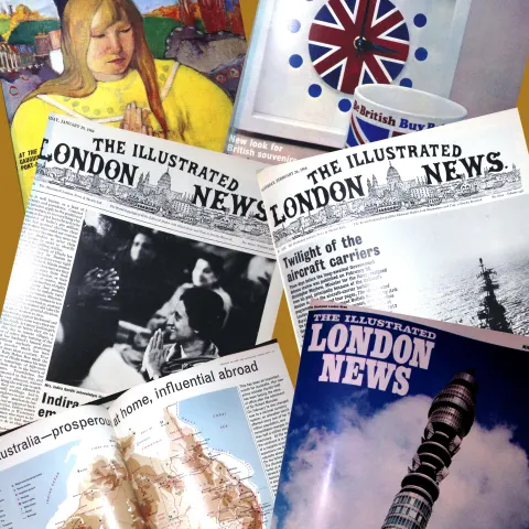 Illustrated London News Removeable Issues 1966 Jan-May Official Folder.