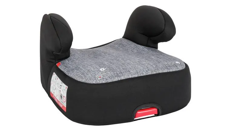 4 x Cuggl Silver Deluxe Easyfix Booster Seat RRP £39.99 L11