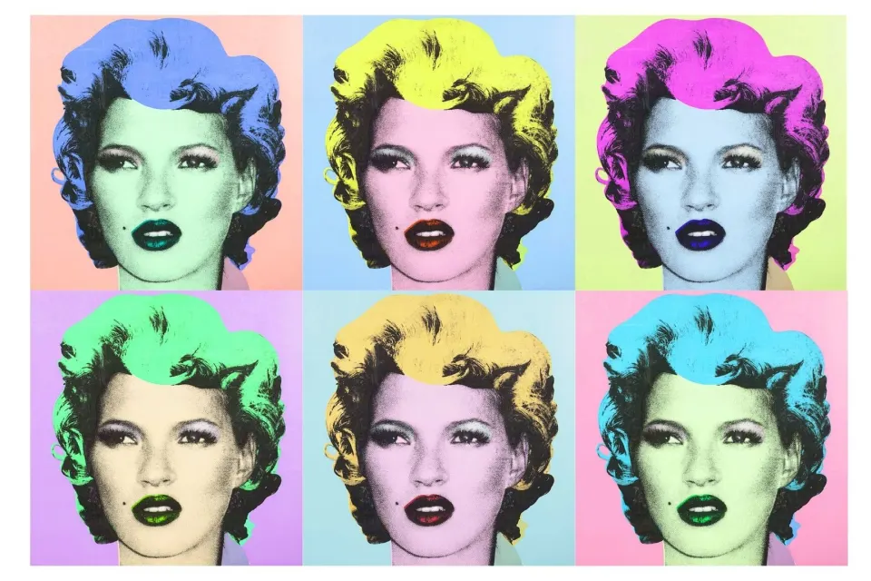 BANKSY, KATE MOSS.