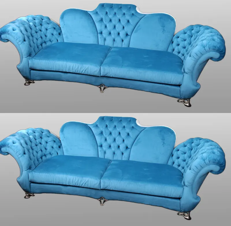 Exceptional Pair of ‘Butterfly’ Sofas by Mantellassi 1926