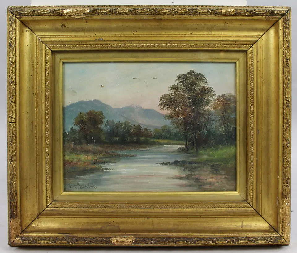 Late 19th c. Landscape by E.J.Bladon (British)