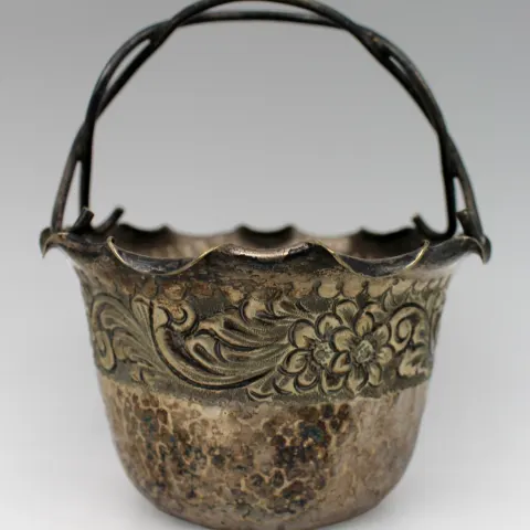 Victorian Silver Plated Basket – Deakin & Sons