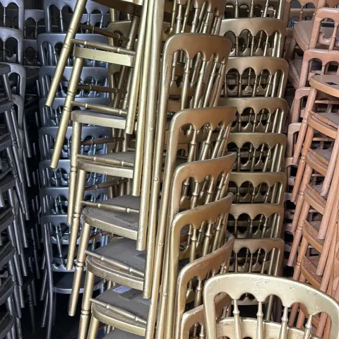 20 x Gold Cheltenham Stacking Chairs
