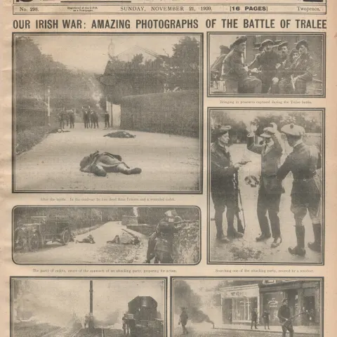 Battle of Tralee Irish War of Independence Fake news Story 1920.