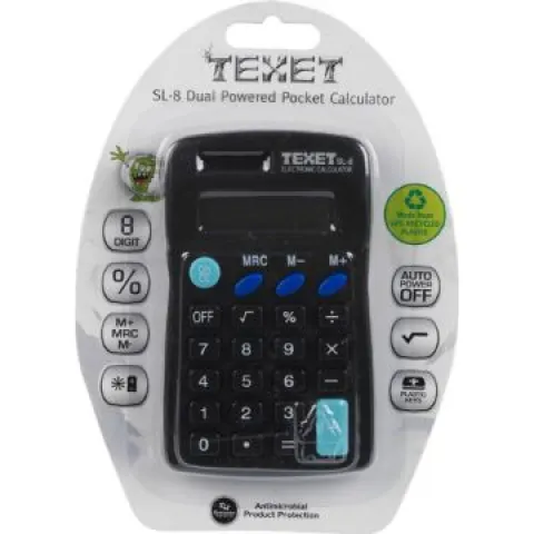 48 x Texet SL-8 Calculators RRP £6.99 ea. L4b