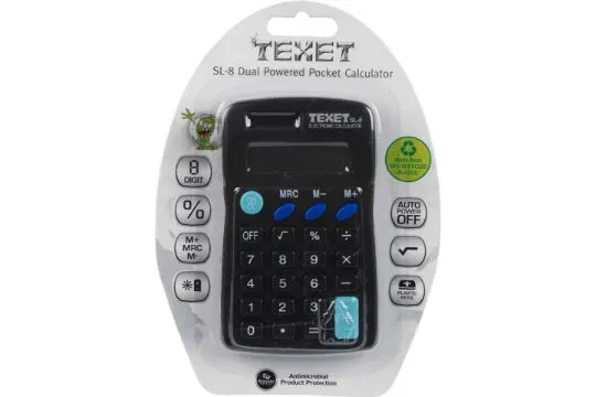 48 x Texet SL-8 Calculators RRP £6.99 ea. L4b