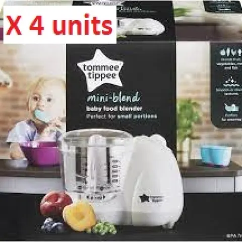 4 x Tommee Tippee Mini-Blend Baby Food Blenders