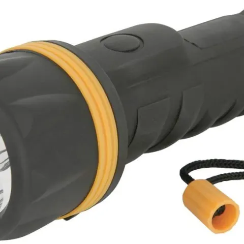 5 x Black Spur 3 Cell Heavy Duty Torch