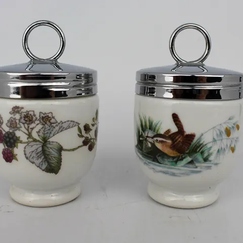 Pair of Royal Worcester Egg Coddlers