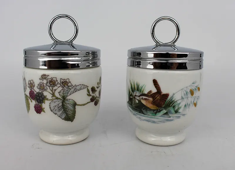 Pair of Royal Worcester Egg Coddlers