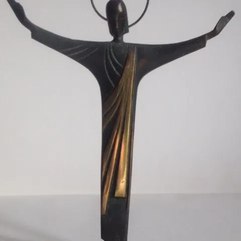 Hagenauer Bronze c1930s  'Christ the Redeemer' SUPERB ICONIC VINTAGE (1 of 2)