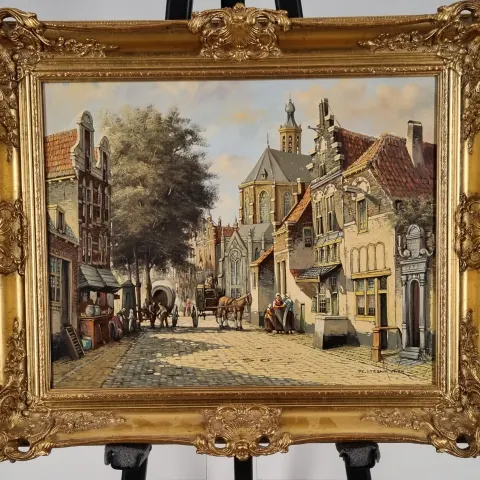 Fine Original Oil on Canvas by Dutch artist P.C. Steenhouwer (1896-1972)