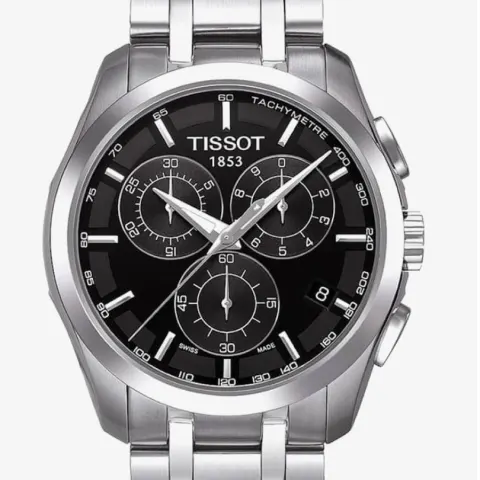 TISSOT T035.617.11.051.00 Men's Couturier Quartz Chronograph Watch
