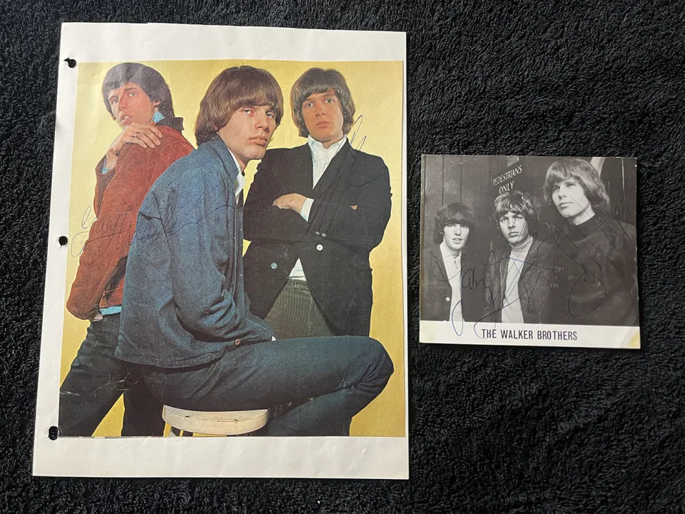 The Walker Brothers Signed