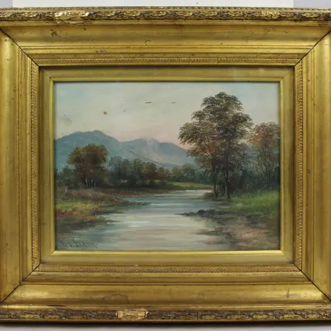 Late 19th c. Landscape by E.J.Bladon (British)