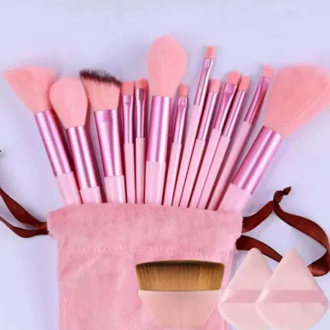 Flawless Beauty Essentials: The Ultimate Soft & Fluffy Makeup Brush Set Pink