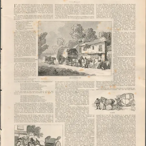 Victorian Brighton Look Back Over 100 Years Antique 1888