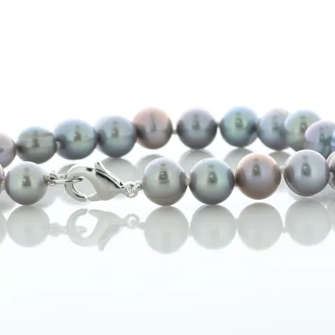 Freshwater Cultured 7.0 - 7.5mm Pearl Bracelet With Silver Plated Clasp