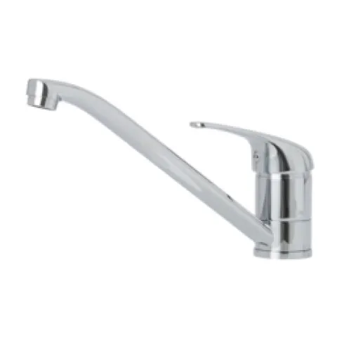 5 x HUKA CHROME EFFECT TOP LEVER TAP SINGLE LEVER KITCHEN MIXER LOW PRESSURE 0.6 BAR