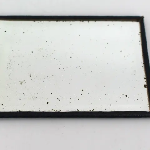 Vintage Leather Pocket Mirror