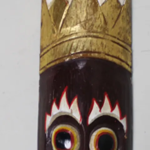 Hand Painted African Tribal Mask Art