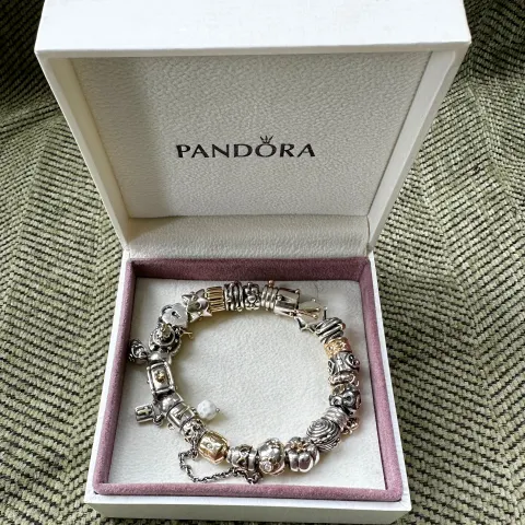 Rare – Retired Pandora Charm Bracelet (pre 2011)
