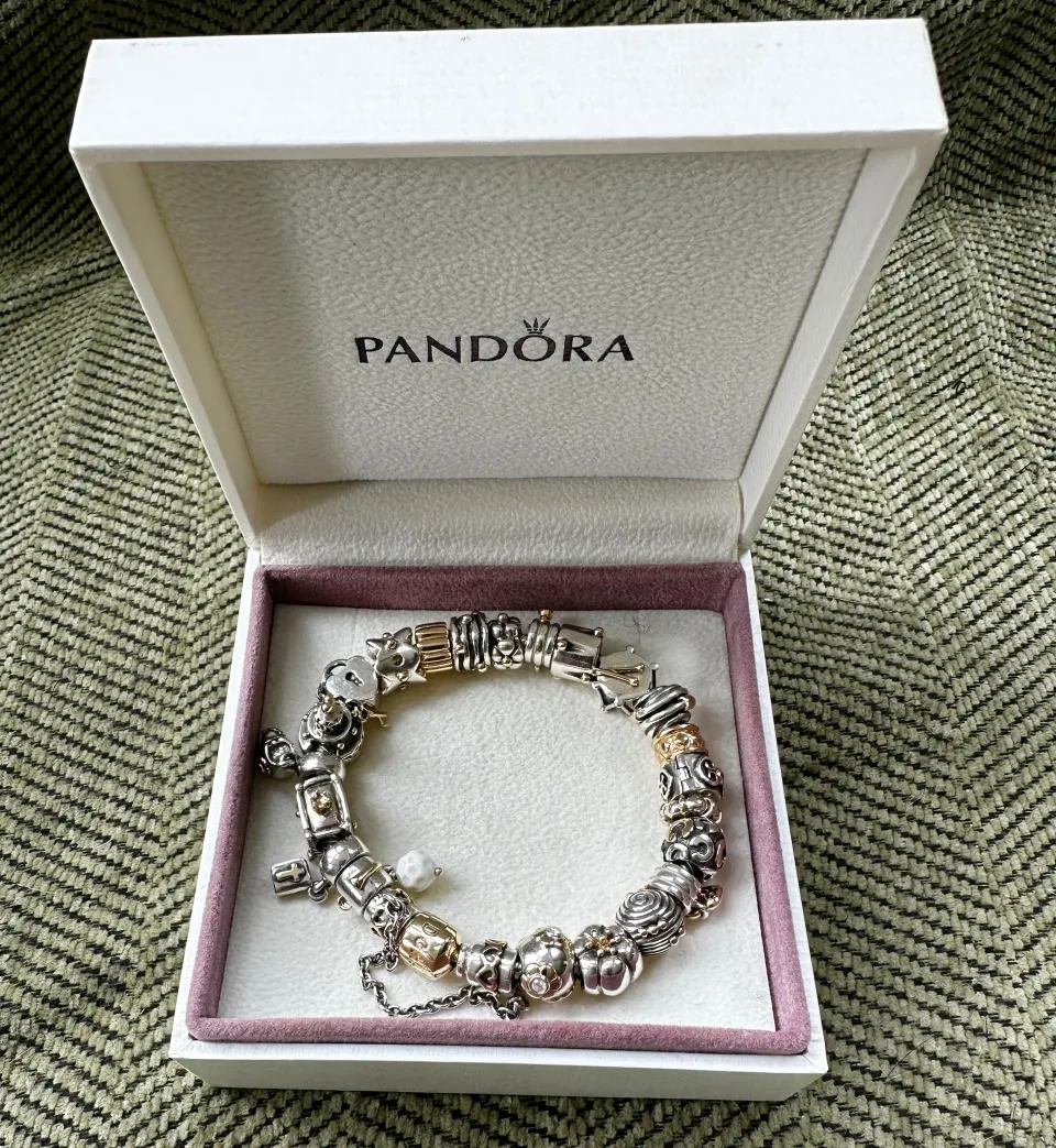 Rare – Retired Pandora Charm Bracelet (pre 2011)