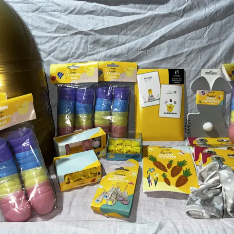 Y1/C - New Job Lot Easter Seasonal Gifts, Large & Small Refillable eggs + Much more